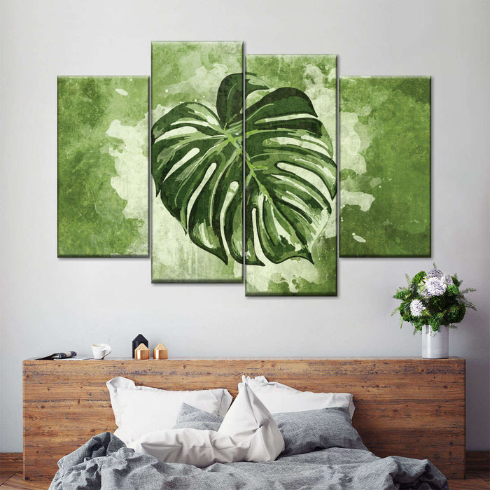 Distinct Tropical Leaf Wall Art