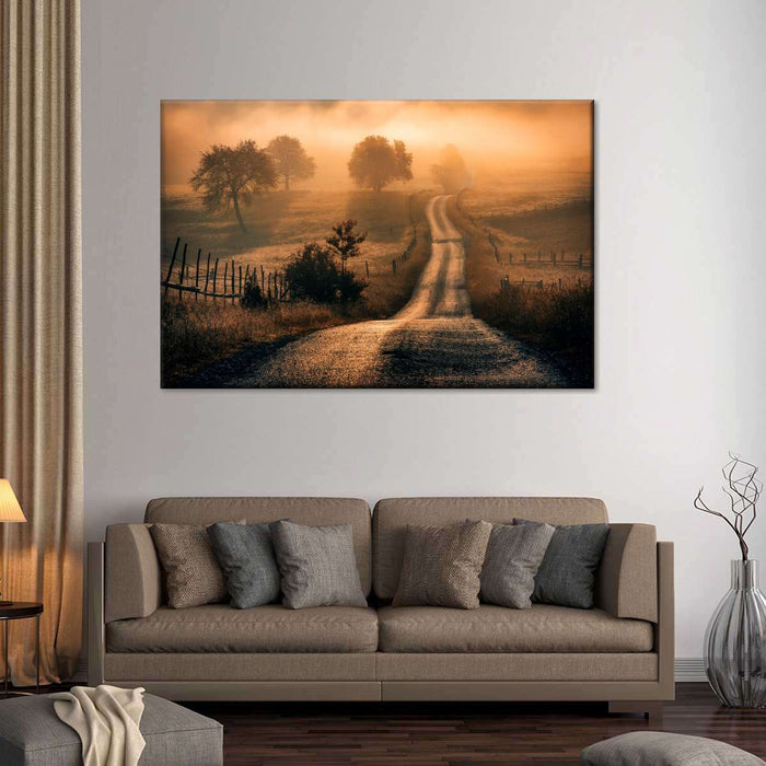 Field Of Fog Wall Art