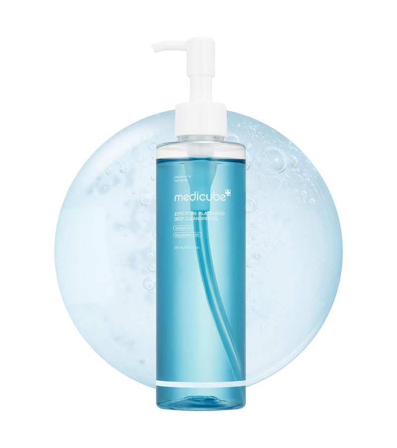 AsiaBeautyMall Medicube Zero Pore Blackhead Deep Cleansing Oil Cleansing Oil White Smoke