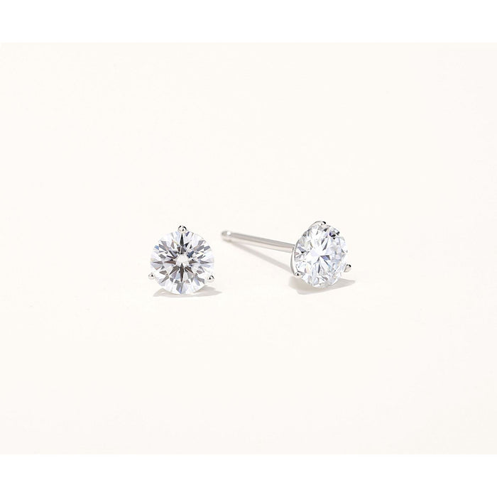 Lavishe Jewelry | 14K Gold GRA-Certified Moissanite Stud Earrings in Gift Box