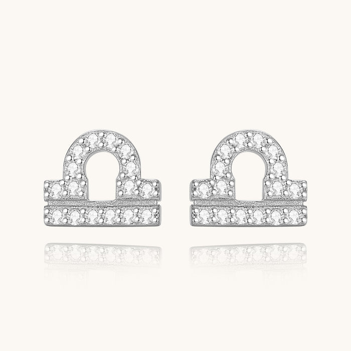 CZ Zodiac Earrings