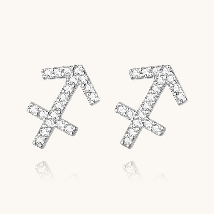 CZ Zodiac Earrings