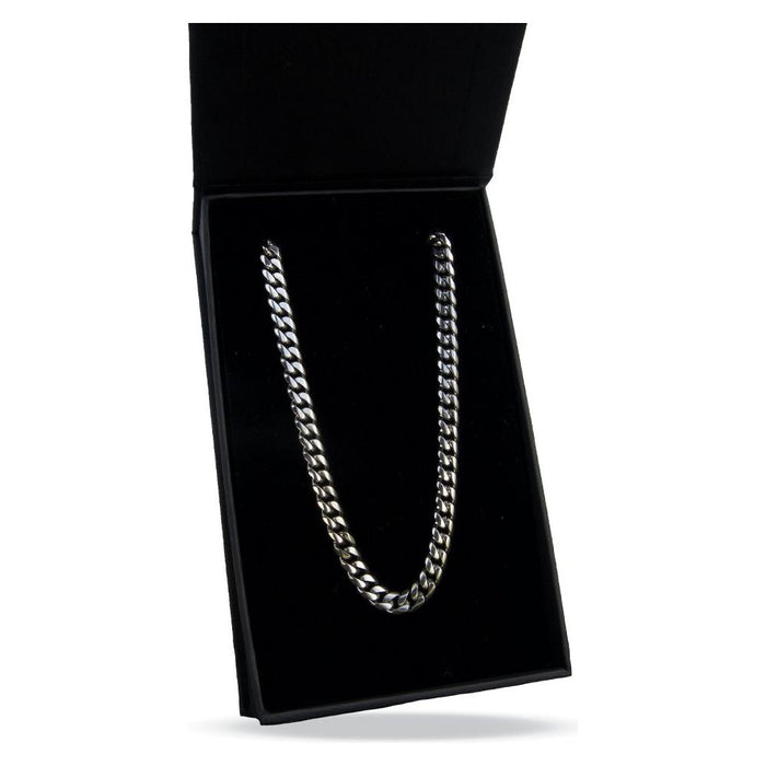 6mm Cuban Link Chain Necklace - Stainless Steel