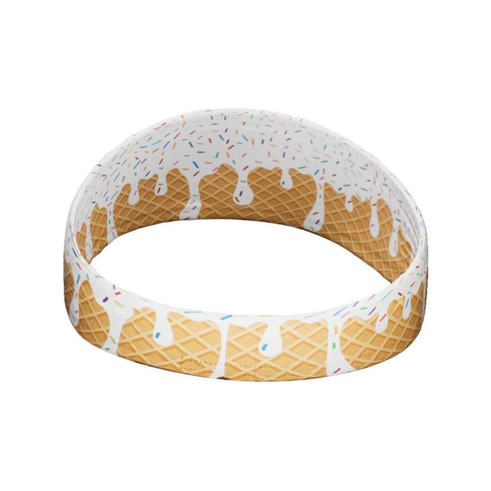 White Ice Cream Headband