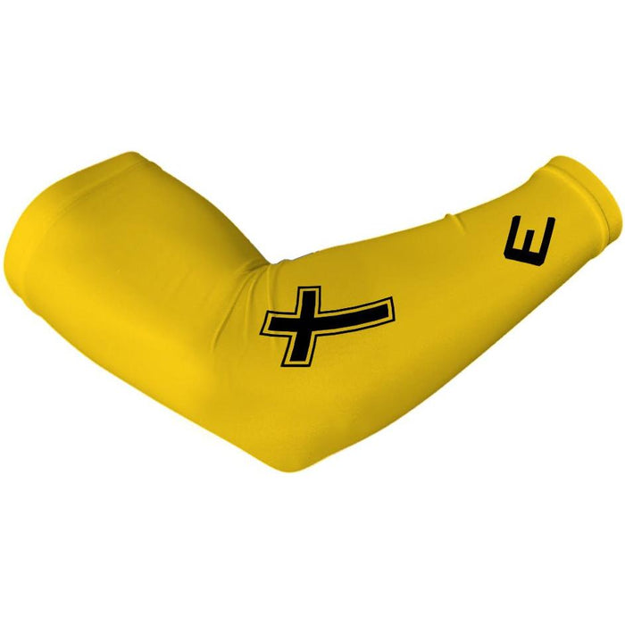 Faith Cross Yellow Arm Sleeve