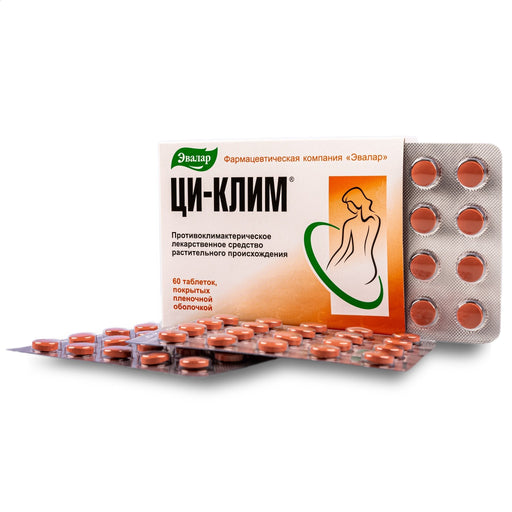 SiberianGreen.com Black Cohosh Herbal Extract by Evalar Ci-Klim 60 Tabs Herbs