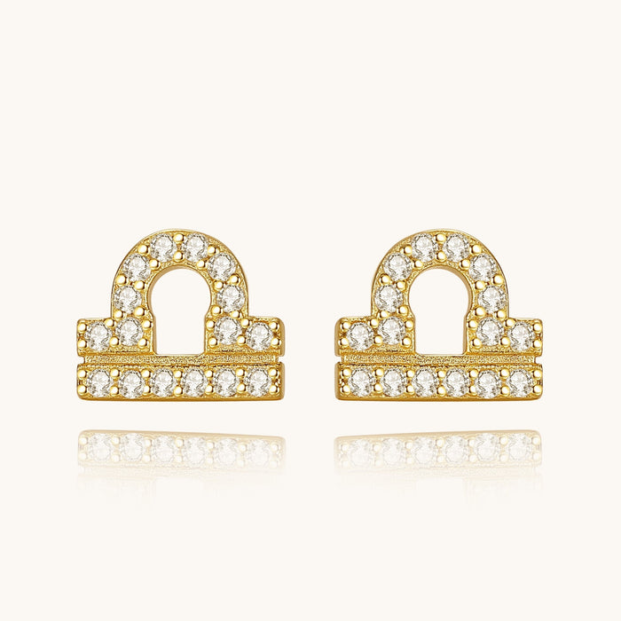 CZ Zodiac Earrings