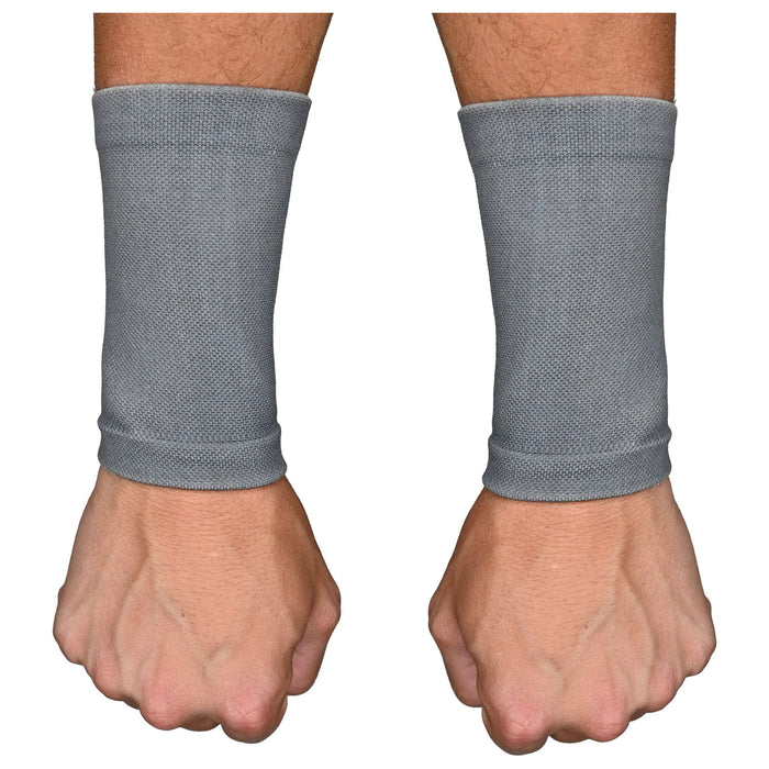 Grey Wrist Support Sleeves