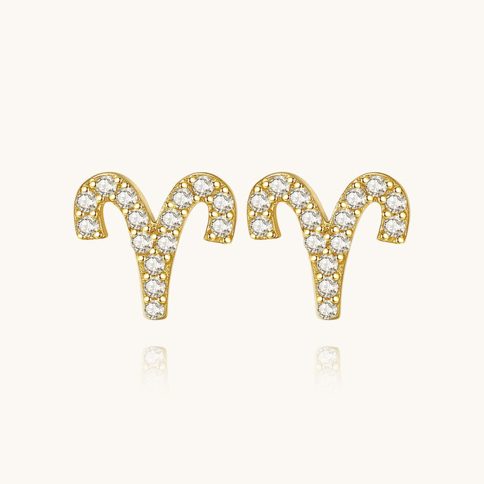 CZ Zodiac Earrings