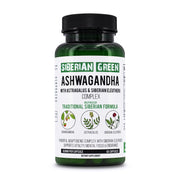 SiberianGreen.com Organic Ashwagandha, Astragalus & Siberian Ginseng Complex – 60 Vegan Capsules Herbs
