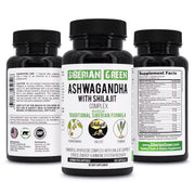 SiberianGreen.com Ashwagandha with Altai Shilajit & Turmeric | Ayurvedic Herbal Complex 60 Capsules Herbs