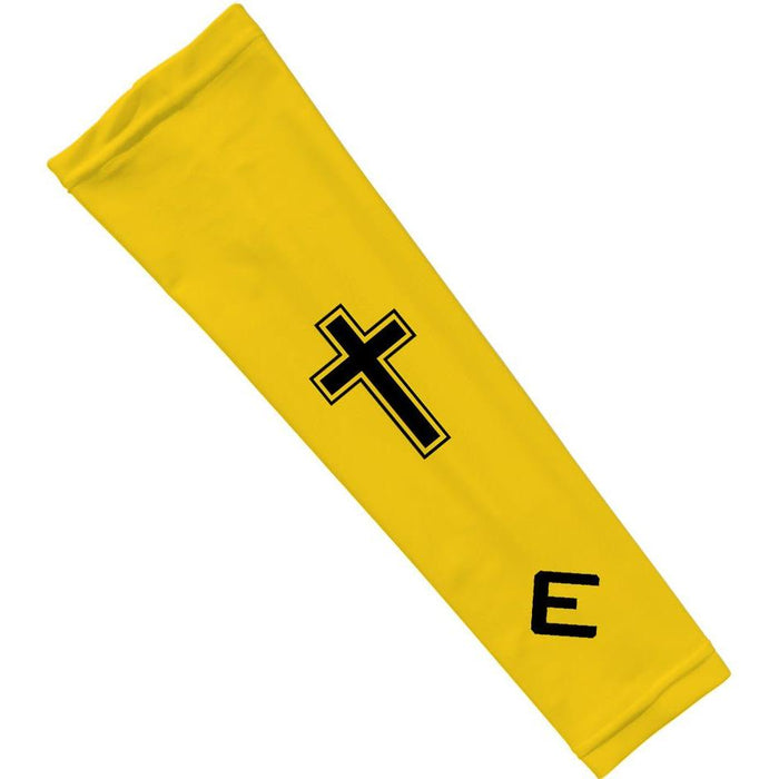 Faith Cross Yellow Arm Sleeve