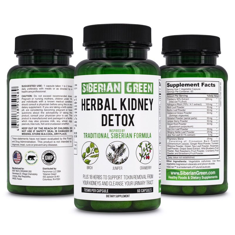 SiberianGreen.com Herbal Kidney Detox – An Ideal Supplement to Maintain Your Kidney Health Herbs