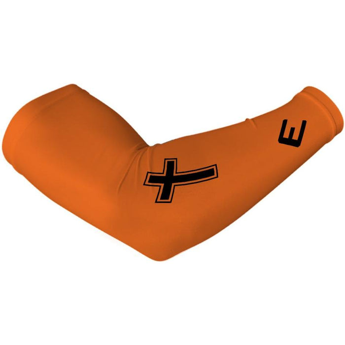 Faith Cross Orange Arm Sleeve