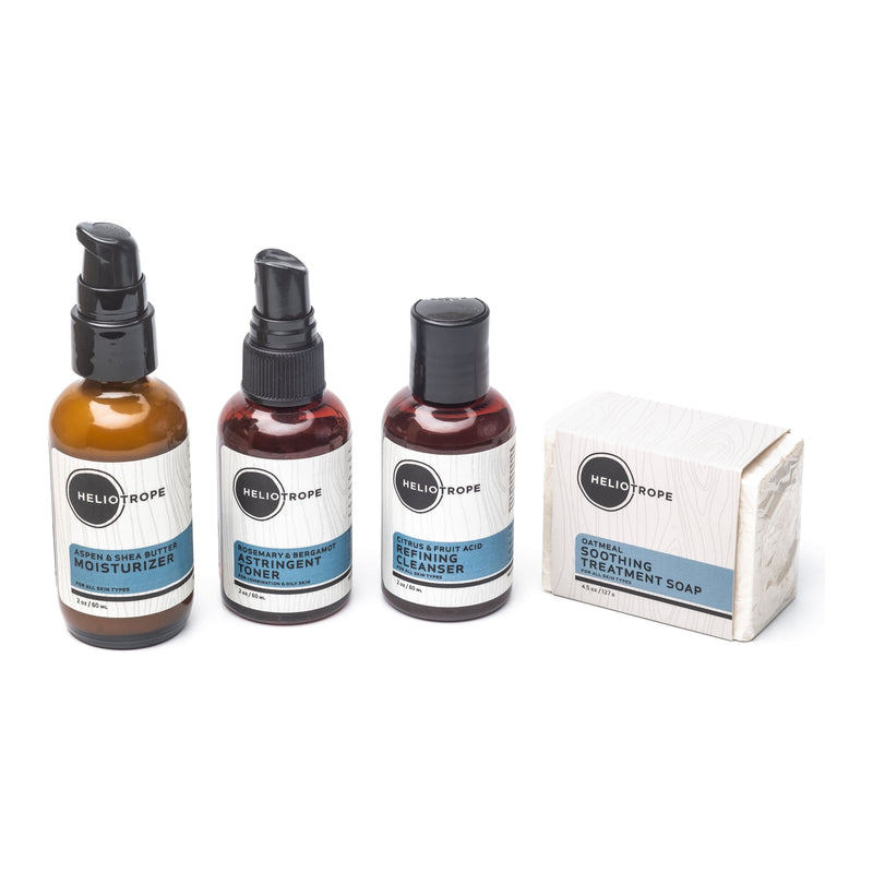 Heliotrope San Francisco Face Care Travel Sampler Box / Kit