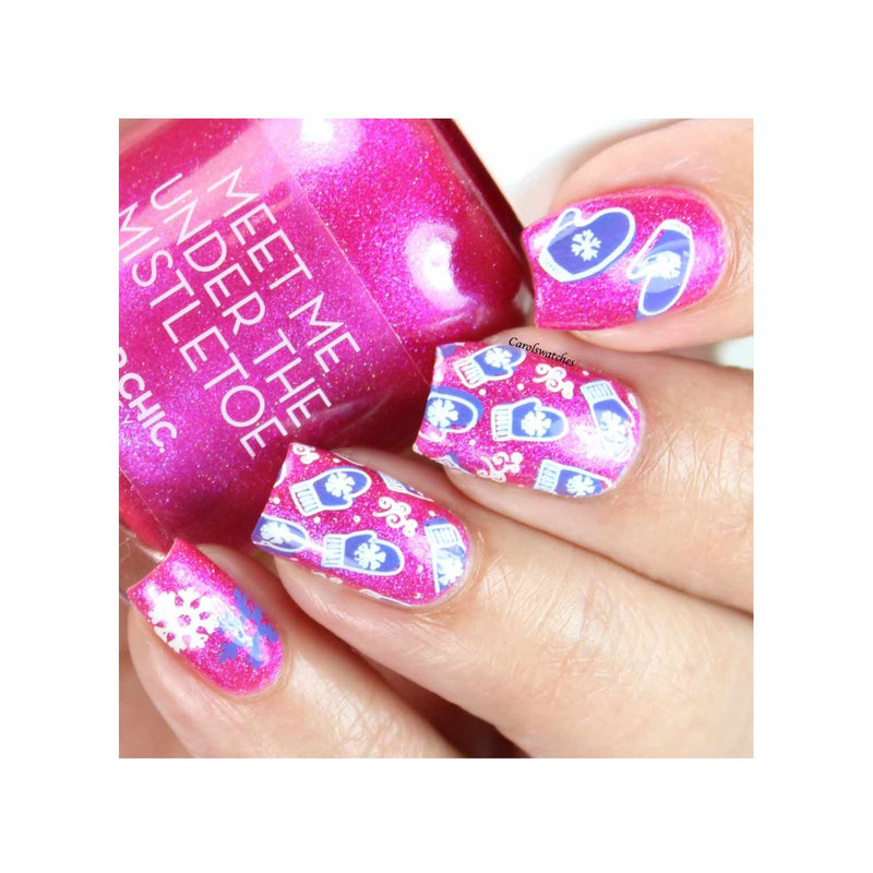 UberChic Beauty Jingle All The Way, (Christmas-05) Stamping Plate