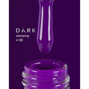 nbmsupply DARK STAMPING POLISH PURPLE № 08, 8 ML  Article : S008