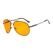 eyekeeper.com Memory Titanium Blue Light Blocking Eyeglasses DS1802 Eyeglasses