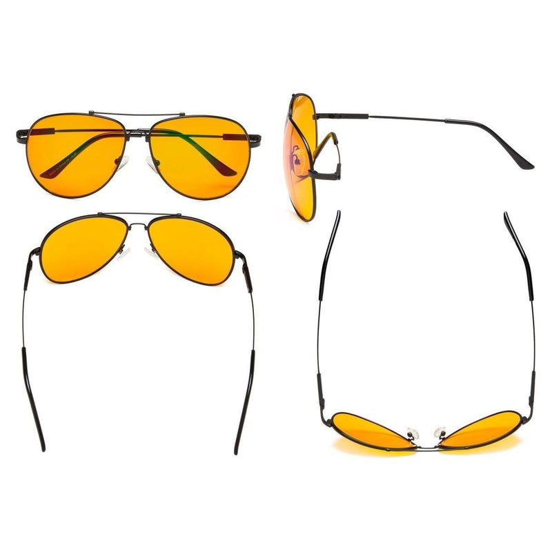 eyekeeper.com Memory Titanium Blue Light Blocking Eyeglasses DS1802 Eyeglasses