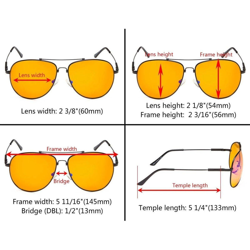 eyekeeper.com Memory Titanium Blue Light Blocking Eyeglasses DS1802 Eyeglasses