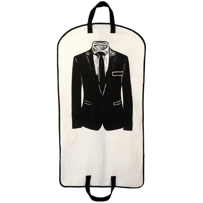 Bag-All - Men'S Suit Garment Bag With Pocket, Cream