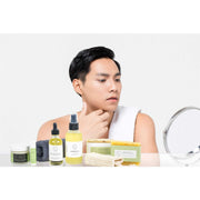 Lizush Father's Day Gift -Fresh earthy Natural skincare set, Eucalyptus Men Grooming kit Skincare set for him