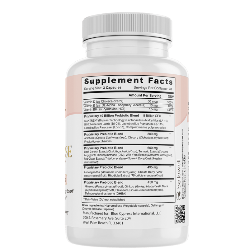 Menopause Support: - A Thoughtful Blend of Ingredients by Bellawell