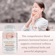 Bellawell Health Menopause Support: - A Thoughtful Blend of Ingredients by Bellawell Capsules Misty Rose
