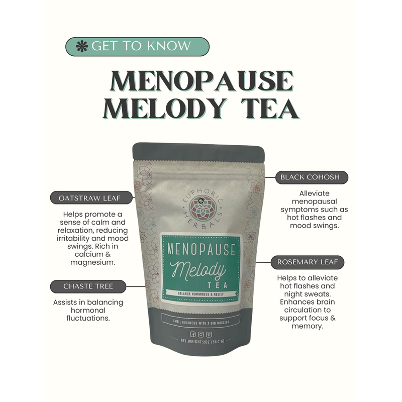 Euphoric Herbals Menopause Melody Tea Herbal Tea