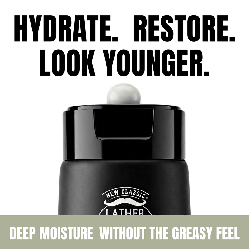 Lather & Wood Shaving Co Face Moisturizer for Men Men Grooming, Health White Smoke