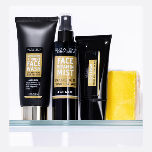 Glow Skin Enhancement MEN'S SEA MOSS SKIN CARE KIT