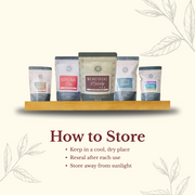 Euphoric Herbals Menstrual Melody Tea Herbal Tea Seashell 60 Cup Servings,30 Cup Servings