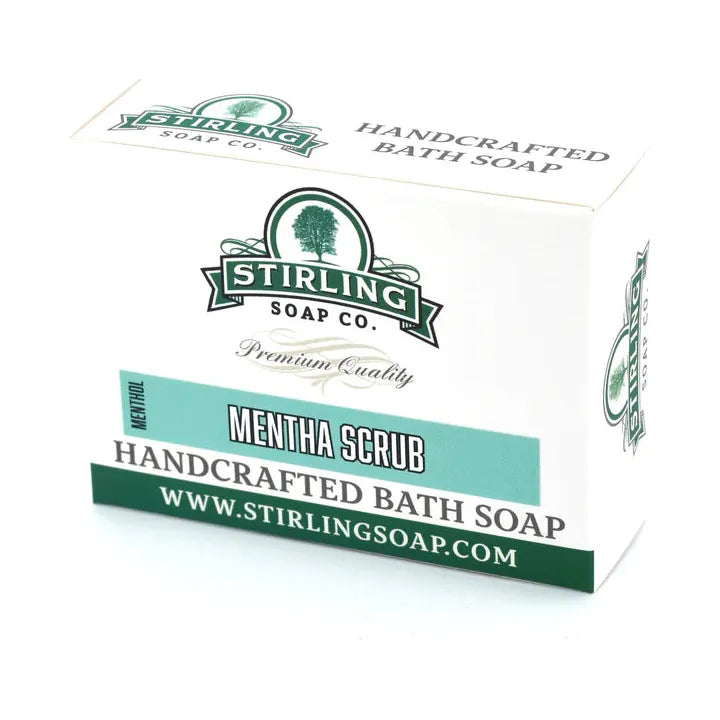 Stirling Soap Co Stirling Soap Co. Mentha Scrub Bath Soap 5.5 Oz Bath Soap