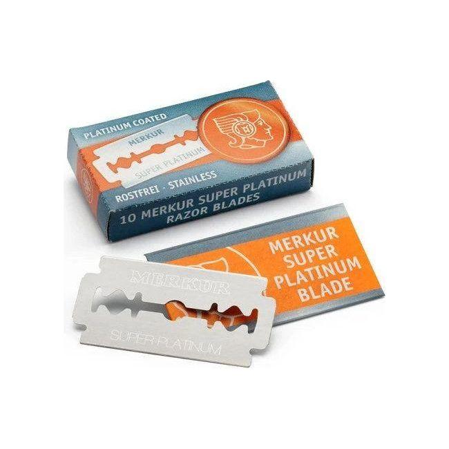 Merkur Merkur Super Platinum Double Edge Safety Razor Blades 10 Razor Blades Razor Blades