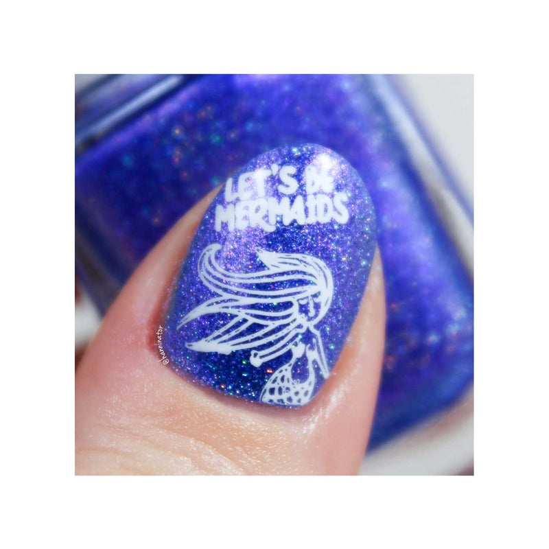 UberChic Beauty Mermaid Life-02 Stamping Plate