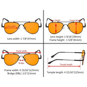 eyekeeper.com Metal Frame Blue Light Blocking Eyeglasses for Kids DSK1801 Eyeglasses