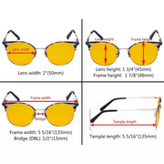 eyekeeper.com Metal Frame Blue Light Blocking Eyeglasses LX19001-BB90 Eyeglasses