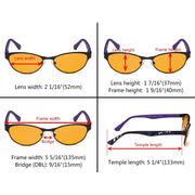 eyekeeper.com Cat-eye Blue Blocking Reading Glasses Nighttime Glasses LX17004-BB98 Eyeglasses