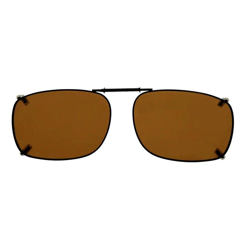 eyekeeper.com Metal Frame Polarized Lens Clip on Sunglasses C64(54MMx37MM) Sunglasses