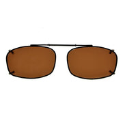 eyekeeper.com Metal Frame Polarized Lens Clip on Sunglasses C65(54MMx34MM) Sunglasses