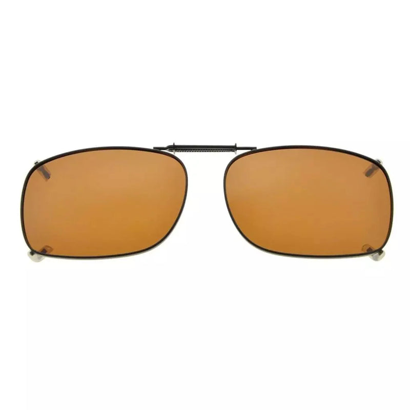 eyekeeper.com Metal Frame Polarized Lens Clip on Sunglasses C75(51MMx36MM) Sunglasses