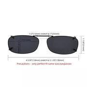 eyekeeper.com Metal Frame Polarized Lens Clip on Sunglasses C85(51MMx29MM) Sunglasses