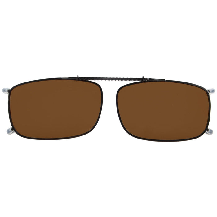 Eyekeeper.Com - Metal Frame Polarized Lens Clip On Sunglasses C63 (54Mmx34Mm)