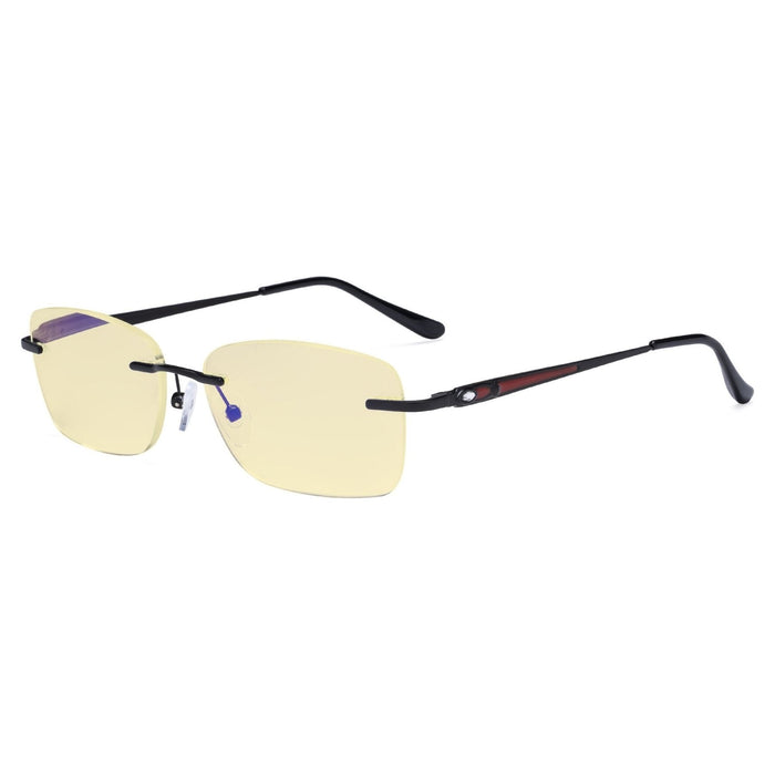 Eyekeeper.Com - Rimless Blue Light Blocking Reading Glasses Tmwk9905A