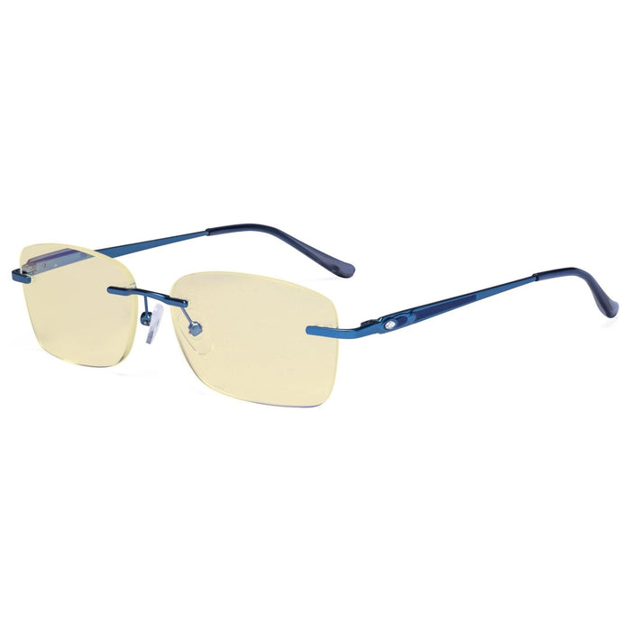 Eyekeeper.Com - Rimless Blue Light Blocking Reading Glasses Tmwk9905A