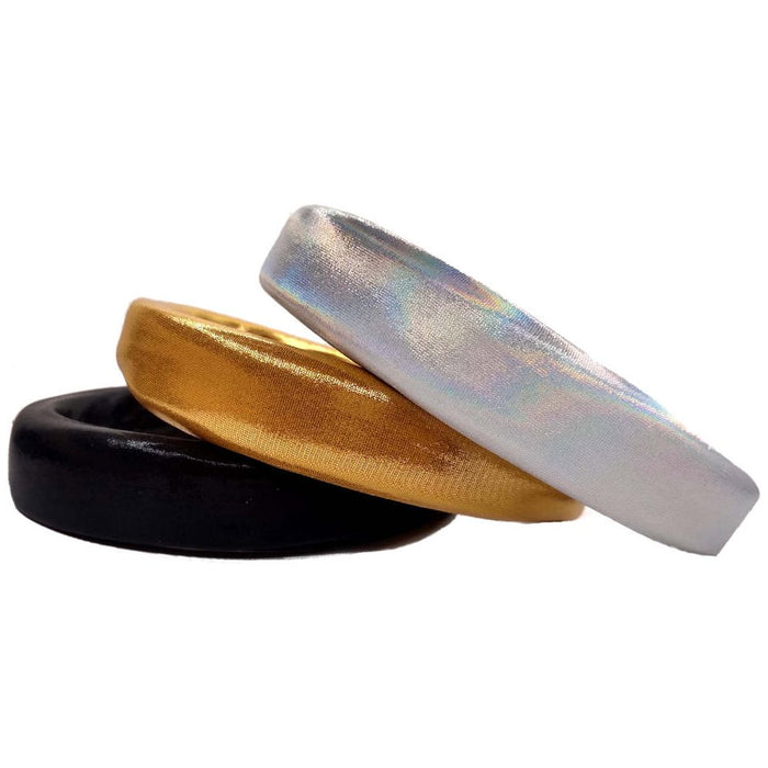 Threddies Glossy Metallic Padded Headbands