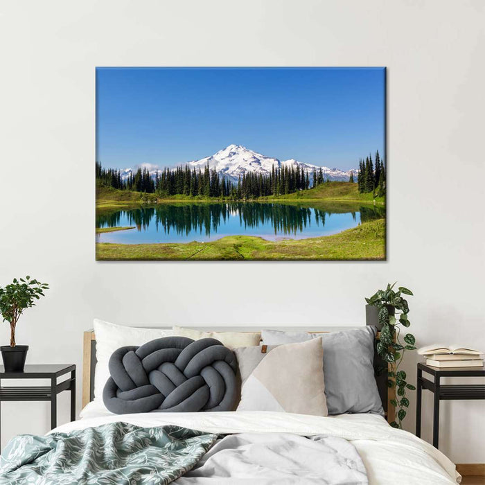 Mount Rainier Little Lagoon Wall Art