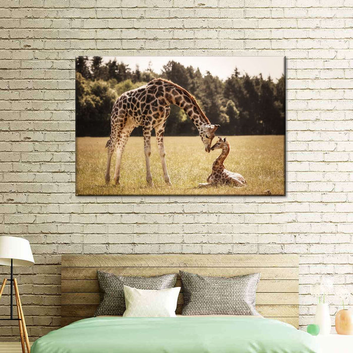 Loving Giraffes Wall Art