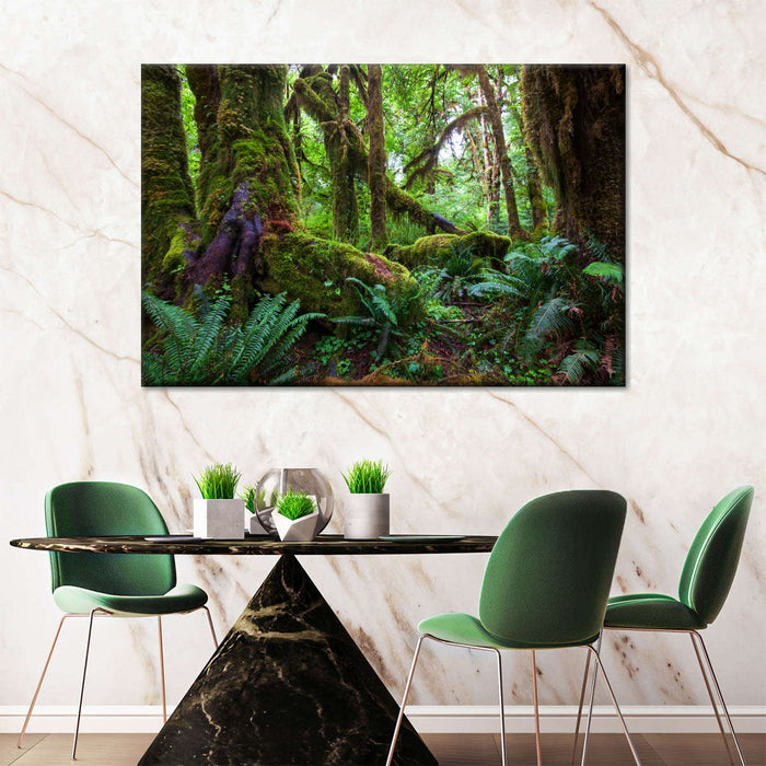 Mossy Rainforest Wall Art