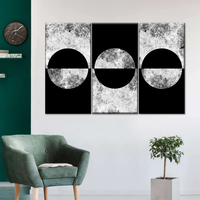 Black Background Abstract Wall Art